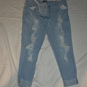 Fashion Nova: Prime Time - Light Blue Denim Jeans